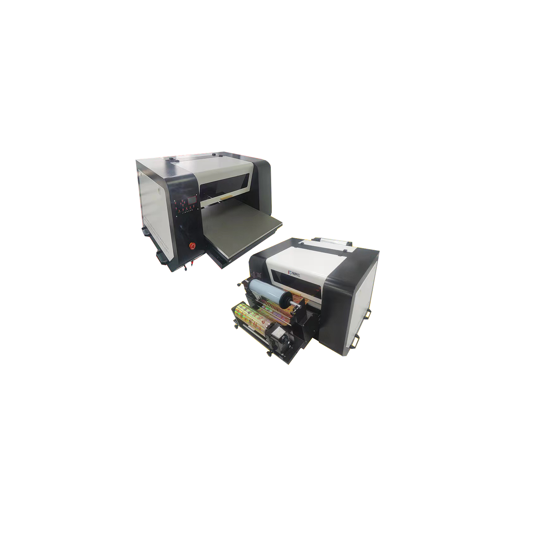 小型桌面打印機打印金屬銘牌，適合各類小型產(chǎn)品定制加工，輕巧方便，操作簡單