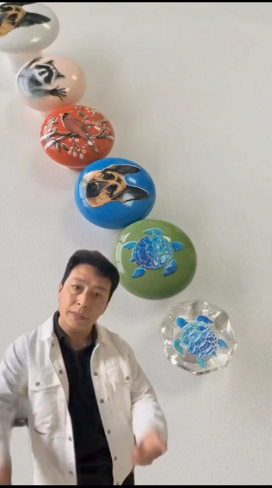 uv平板打印機(jī)，個(gè)性定制陶瓷樣品效果，有圖就能打印，一件起印